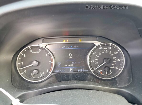 1N4BL4DV0NN411461 2022 NISSAN ALTIMA Синий Вид щитка приборов