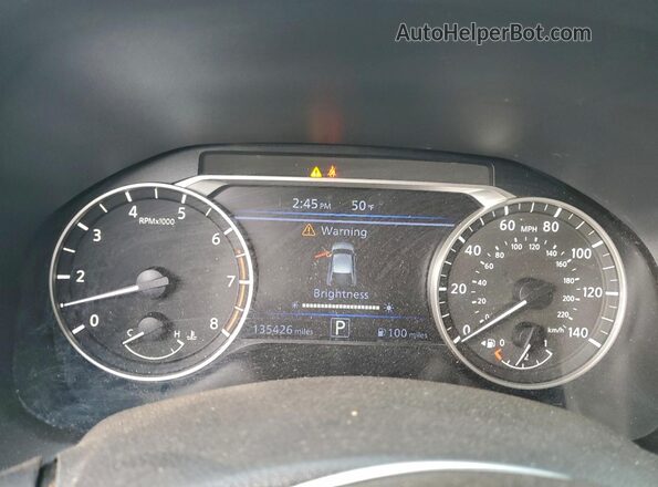 1N4BL4DV6LC170594 2020 NISSAN ALTIMA Blue Սարքավորումների վահանակի տեսք