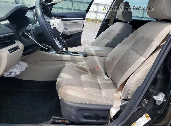 1N4BL4DV8KC100738 2019 NISSAN ALTIMA Black წინა სალონის ხედი