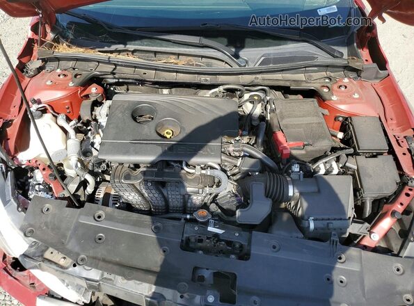 1N4BL4EV0KC147809 2019 NISSAN ALTIMA Темно-бордовый Вид задней части салона