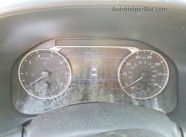 1N4BL4EV0KC147809 2019 NISSAN ALTIMA Темно-бордовый Вид щитка приборов