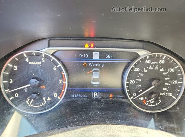 1N4BL4EV9KC245706 2019 NISSAN ALTIMA Gray Vista del cuadro de instrumentos
