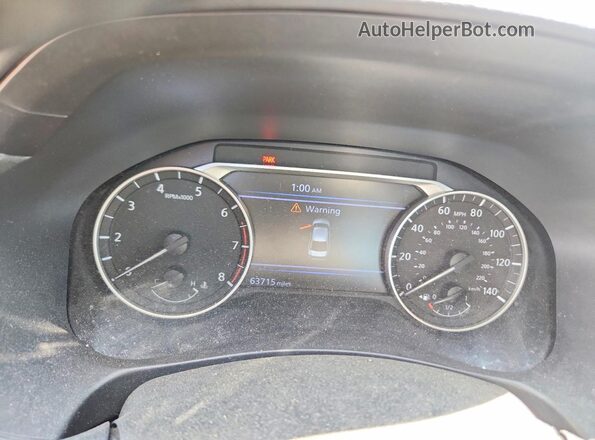 1N4BL4EW1LC209468 2020 NISSAN ALTIMA Черный Вид щитка приборов