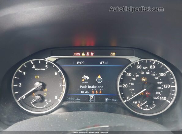 1N4BL4EW2SN337575 2025 NISSAN ALTIMA Черный Вид задних сидений