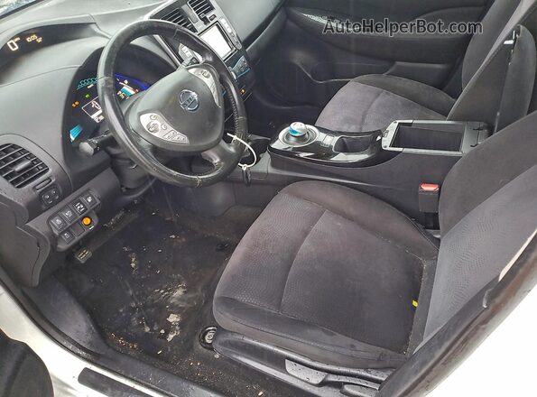1N4BZ0CP1GC307408 2016 NISSAN LEAF White Vista interior delantera