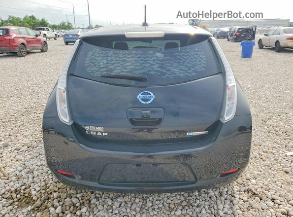 1N4BZ0CP1HC309273 2017 NISSAN LEAF Black უკანა ხედი