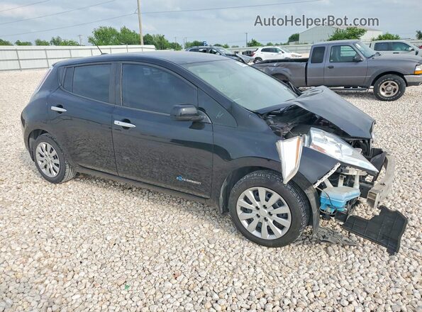 1N4BZ0CP1HC309273 2017 NISSAN LEAF Black წინა მარჯვენა