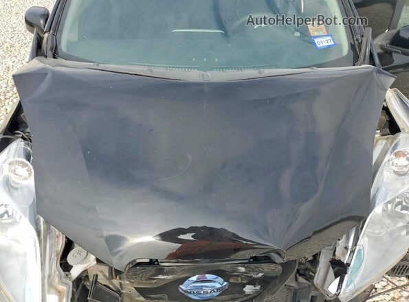 1N4BZ0CP1HC309273 2017 NISSAN LEAF Black უკანა სალონის ხედი