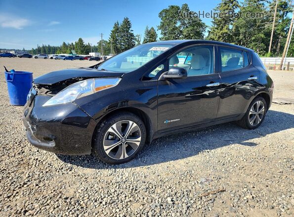 1N4BZ0CP2GC308180 2016 NISSAN LEAF Черный Передняя левая четверть