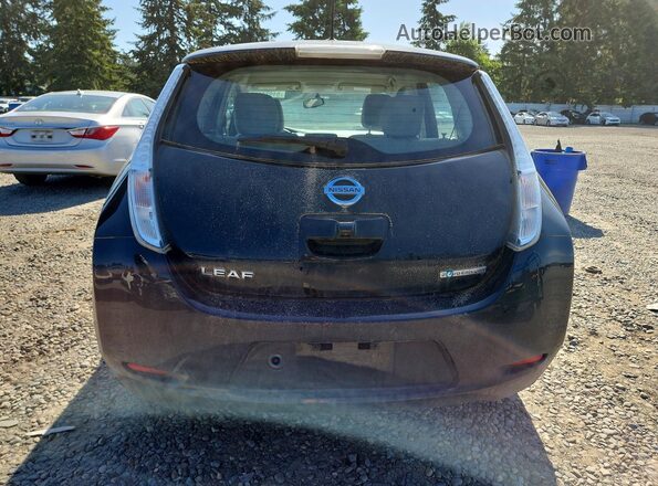 1N4BZ0CP2GC308180 2016 NISSAN LEAF Черный Вид сзади