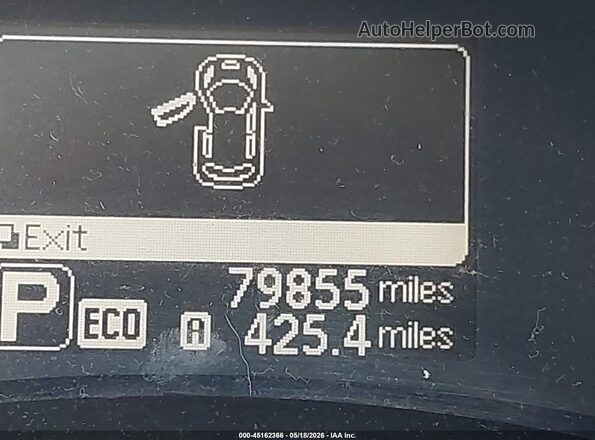 1N4BZ0CP2GC311886 2016 NISSAN LEAF Белый Вид щитка приборов
