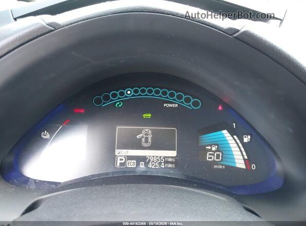 1N4BZ0CP2GC311886 2016 NISSAN LEAF Белый Вид задних сидений