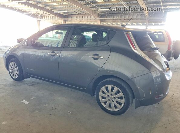 1N4BZ0CP2HC304969 2017 NISSAN LEAF Gray Trasero izquierdo