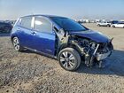 2017 Nissan Leaf S Синий vin: 1N4BZ0CP2HC310898