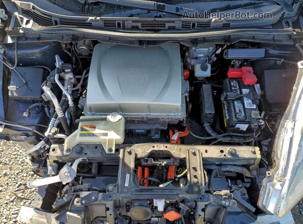 1N4BZ0CP2HC310898 2017 NISSAN LEAF Синий Вид задней части салона