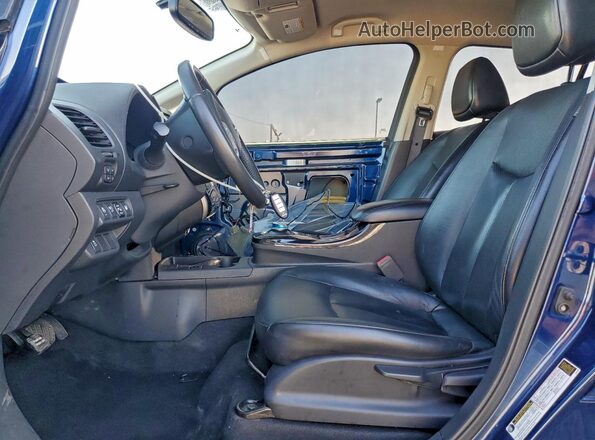 1N4BZ0CP2HC310898 2017 NISSAN LEAF Синий Вид салона спереди