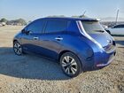 2017 Nissan Leaf S Синий vin: 1N4BZ0CP2HC310898