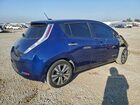 2017 Nissan Leaf S Синий vin: 1N4BZ0CP2HC310898