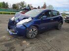 2017 Nissan Leaf Sv Blue vin: 1N4BZ0CP5HC309051