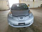 2017 Nissan Leaf S Серебряный vin: 1N4BZ0CP7HC307298