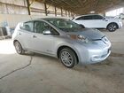 2017 Nissan Leaf S Серебряный vin: 1N4BZ0CP7HC307298
