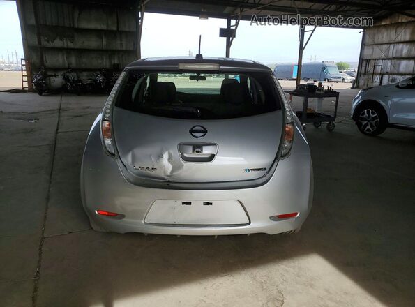 1N4BZ0CP7HC307298 2017 NISSAN LEAF Серебряный Вид сзади