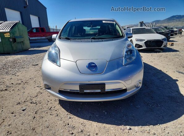 1N4BZ0CP7HC308239 2017 NISSAN LEAF Silver Front view