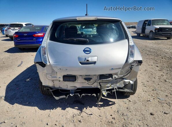 1N4BZ0CP7HC308239 2017 NISSAN LEAF Silver Rear view