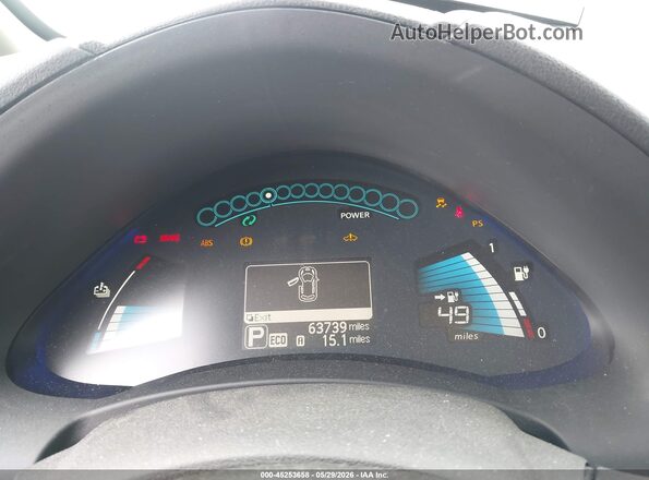 1N4BZ0CP8HC304295 2017 NISSAN LEAF Черный Вид задних сидений