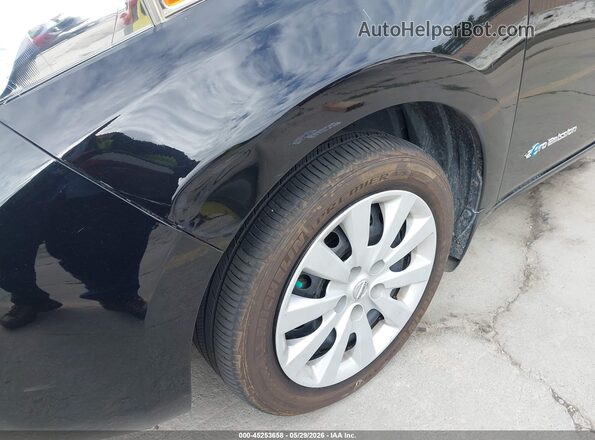 1N4BZ0CP8HC304295 2017 NISSAN LEAF Черный Вид спереди