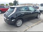 2017 Nissan Leaf S Черный vin: 1N4BZ0CP8HC304295
