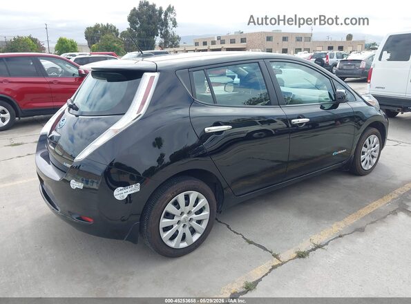 1N4BZ0CP8HC304295 2017 NISSAN LEAF Черный Задняя правая четверть