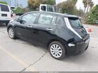 2017 Nissan Leaf S Черный vin: 1N4BZ0CP8HC304295