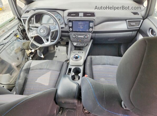 1N4BZ1CP2KC318237 2019 NISSAN LEAF White წინა პანელის ხედი