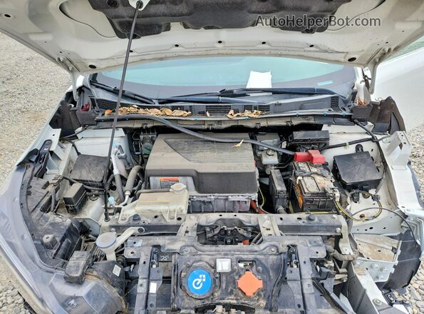 1N4BZ1CP2KC318237 2019 NISSAN LEAF White უკანა სალონის ხედი