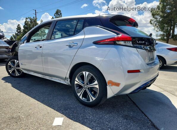 1N4BZ1CP4KC318949 2019 NISSAN LEAF Silver Հետևի ձախ