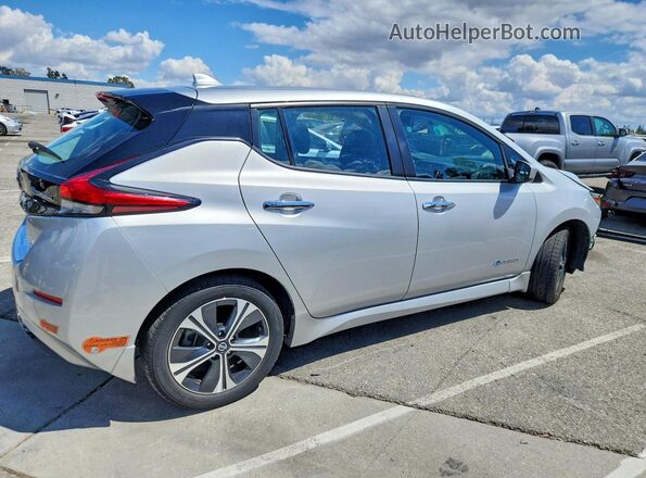 1N4BZ1CP4KC318949 2019 NISSAN LEAF Silver Հետևի աջ
