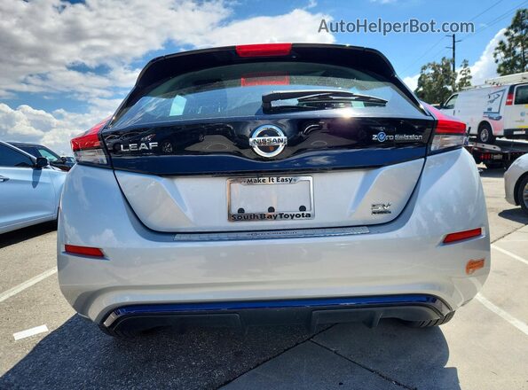 1N4BZ1CP4KC318949 2019 NISSAN LEAF Silver Հետևի տեսք