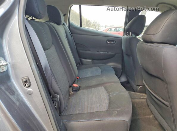 1N4BZ1CP4KC320278 2019 NISSAN LEAF Gray Հետևի նստատեղերի տեսք