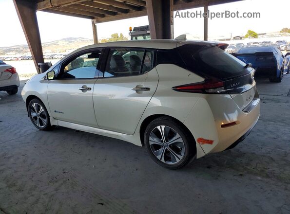1N4BZ1CP5KC311959 2019 NISSAN LEAF Белый Задняя левая четверть