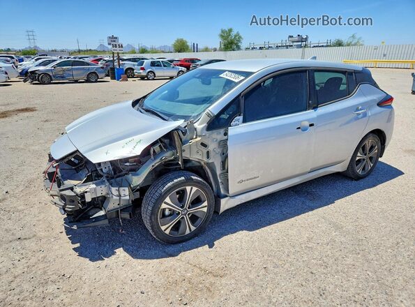 1N4BZ1CP8KC318419 2019 NISSAN LEAF Silver წინა მარცხენა ხედი სამი მეოთხედიდან