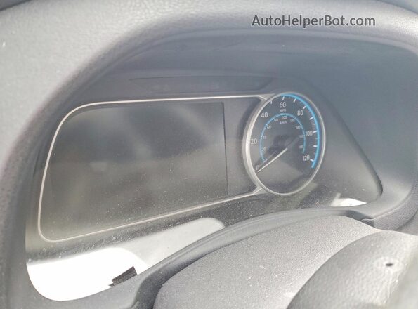 1N4BZ1CP8KC320395 2019 NISSAN LEAF Gray Widok zestawu wskaźników