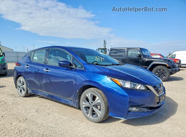 1N4BZ1DP6LC301862 2020 NISSAN LEAF Blue Przód prawy