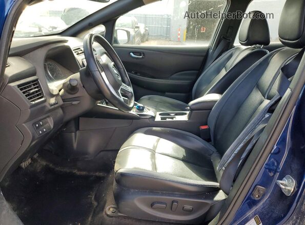 1N4BZ1DP6LC301862 2020 NISSAN LEAF Blue Widok wnętrza z przodu