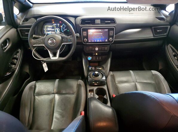 1N4BZ1DP9LC300317 2020 NISSAN LEAF Белый Вид панели приборов