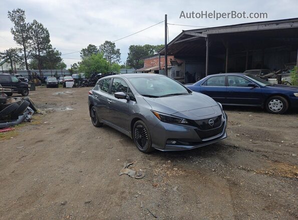 1N4CZ1CV4PC558934 2023 NISSAN LEAF Серый Передняя левая четверть
