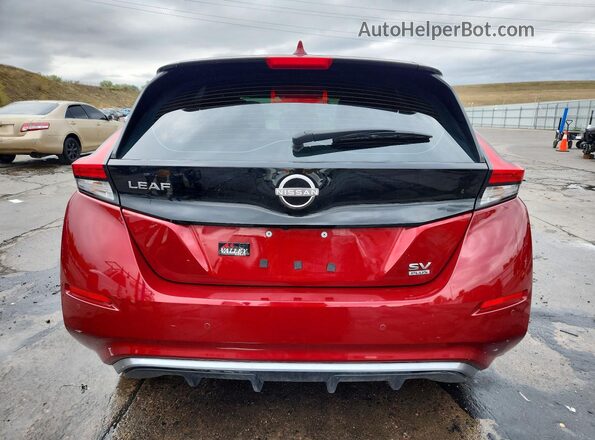 1N4CZ1CV5SC564167 2025 NISSAN LEAF Красный Вид сзади