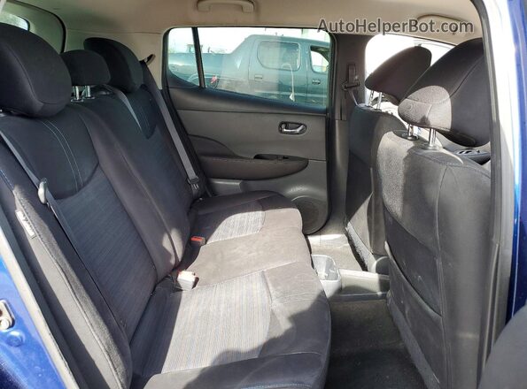 1N4CZ1CV7PC550097 2023 NISSAN LEAF Синий Вид задних сидений