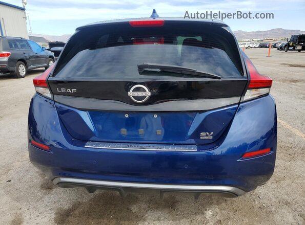 1N4CZ1CV7PC550097 2023 NISSAN LEAF Синий Вид сзади