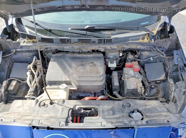 1N4CZ1CV7PC550097 2023 NISSAN LEAF Синий Вид задней части салона